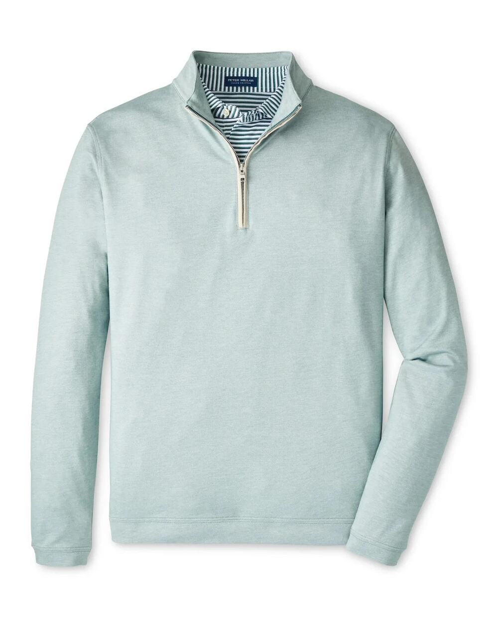 Peter Millar 2XL Albatross Cotton-Blend Piqué Quarter-Zip Sherwood MF25XK63